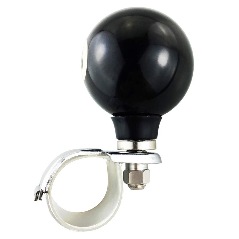 Abfer Power Handle Spinner 8 Ball Suicide Knob Driving Assist for Most Cars Trucks Tractors Boats Steering Wheels, Black - Image 5